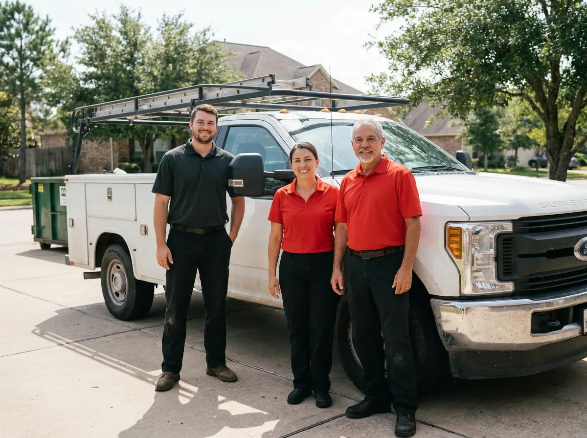Vantor Dumpster Rental dumpster rental team in Fulshear, TX